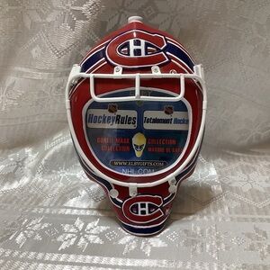 NHL Goalie Mask Picture Frame Montreal Canadiens